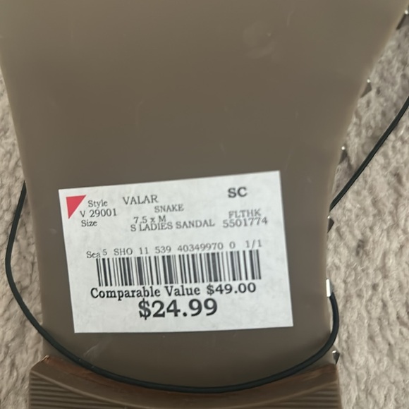 Brand New with Tags Steve Madden Studded Snake Sandal - Picture 4 of 4